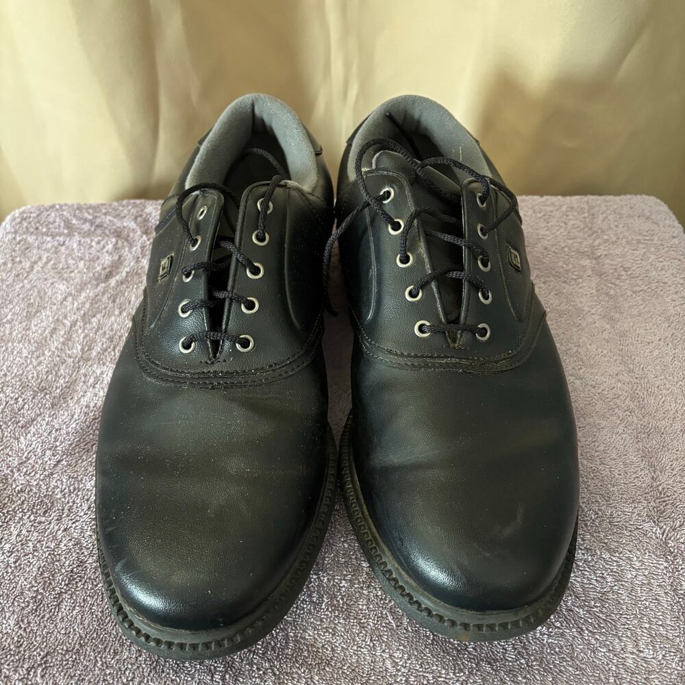Foot Joy FJ Originals Golf Shoes – Men’s 11.5 Black Leather (Model 45331)